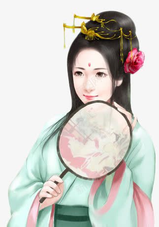 闺阁小姐古风手绘png免抠素材_88icon https://88icon.com 古风 小姐 闺阁