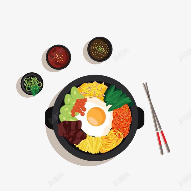 美味卡通石锅饭png免抠素材_88icon https://88icon.com 卡通食物 石锅饭 美味石锅饭 背景装饰