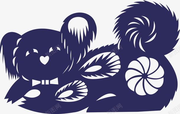 剪纸生肖狗矢量图ai免抠素材_88icon https://88icon.com 创意12生肖 创意十二生肖 剪纸 十二生肖 十二生肖剪纸 十二生肖卡通 十二生肖矢量 生肖狗 矢量图