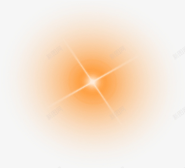 光效透明光效橙色星星光团png免抠素材_88icon https://88icon.com PPT素材 光效 泛光 海报素材 透明光效
