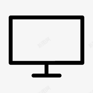 液晶电视电视视频图标图标