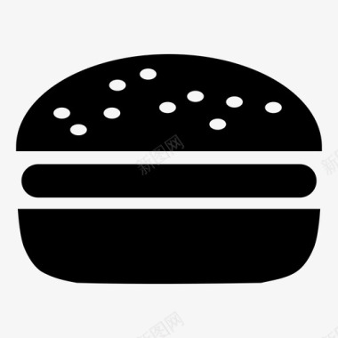 汉堡吃食物图标图标