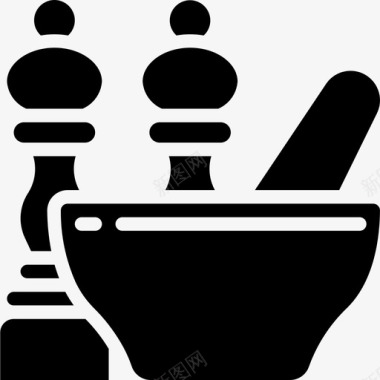 调味料饮食和营养2填充图标图标