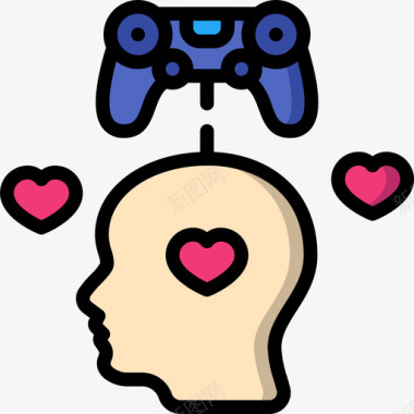 qq游戏图标游戏电脑游戏4线颜色图标图标