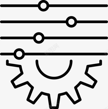 矢量手册用户均衡器设置图标图标