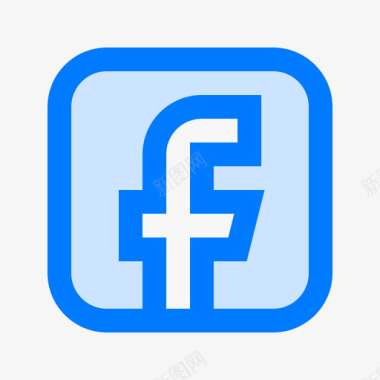 清晨的101Facebook社交媒体101蓝色图标图标