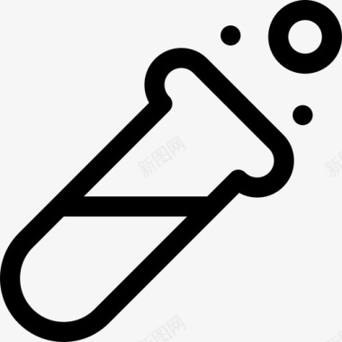 试管疯狂科学15线性图标图标