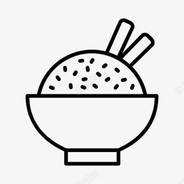 米饭烹饪餐饮图标图标