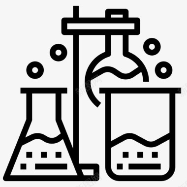 科学小实验化学设备医学图标图标