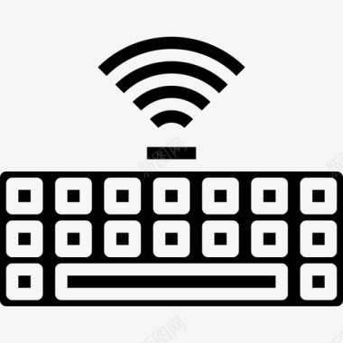 键盘字母键盘计算机29实心图标图标