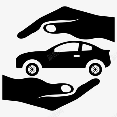 汽车保险商业责任保险代理图标图标