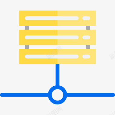 网络ICON网络通信网络3扁平图标图标