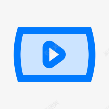 清晨的101Youtube社交媒体101蓝色图标图标