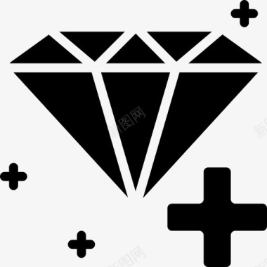钻石电脑游戏2填充图标图标