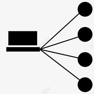 网络图标免抠png图片网络连接组图标图标