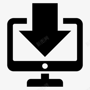 公共标识安全保存计算机数据图标图标