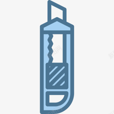 切割器武器3蓝色图标图标