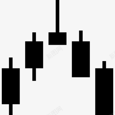 信息识别蜡烛棒图表信息图表图标图标