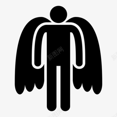 天使天使小天使守护者图标图标