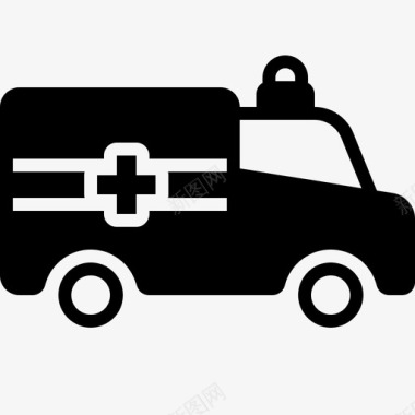 救护车紧急情况护理人员图标图标