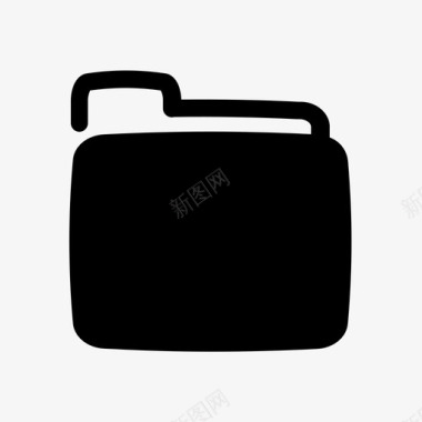 文件夹存档文件柜图标图标