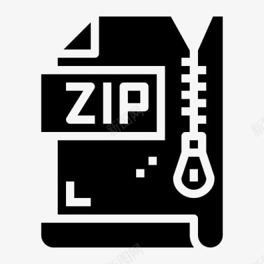 ZIP文件zip文件压缩rar图标图标