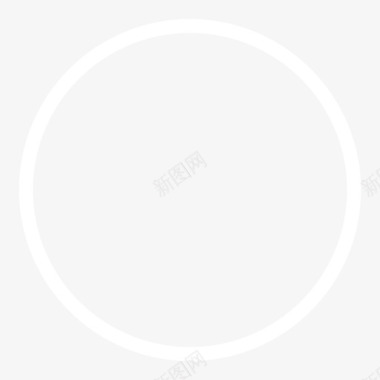 白色PNG白色圈圈-21图标