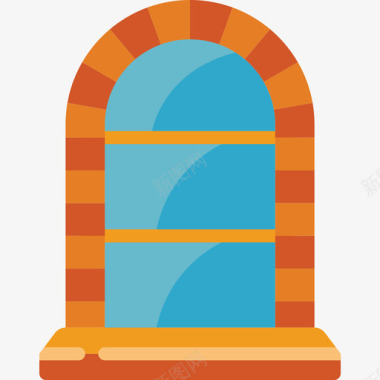 彩会建筑窗户建筑窗户3平面图标图标