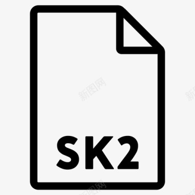 sk2格式文件文件格式图标图标