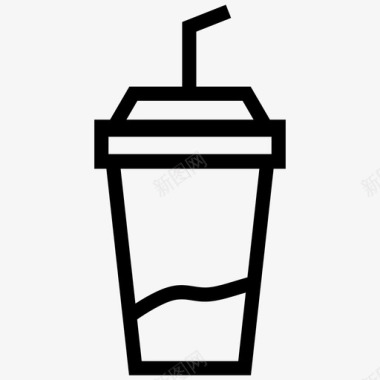杯子饮料果汁图标图标