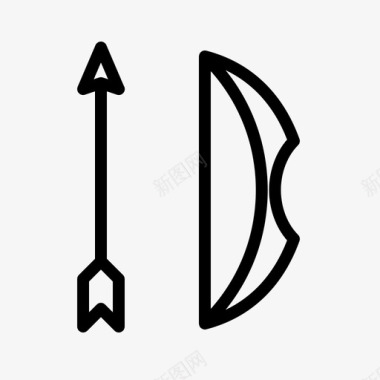 弓箭弓箭手装备图标图标