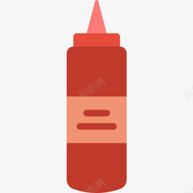 番茄酱烧烤3平淡图标图标