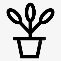 野生刺梨仙人掌植物盆栽植物图标高清图片