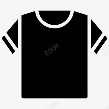运动符号衬衫球员衬衫运动服图标图标