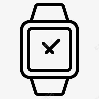 智能手表商务时间图标图标