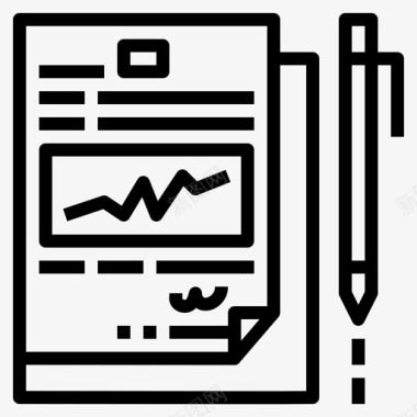 摩托车轮廓文件办公室纸张图标图标