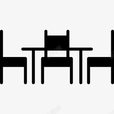 桌椅餐厅房间图标图标