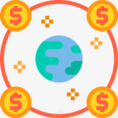 钱世界钱67平图标图标