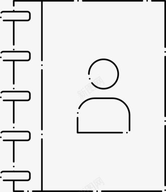 矢量的笔记本日记笔记本记事本图标图标