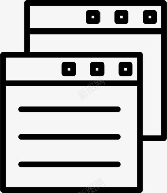 画册模板矢量图浏览器internet页面图标图标