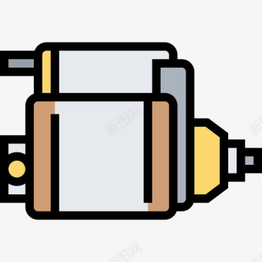 汽车仪表图标起动机汽车零件10线颜色图标图标
