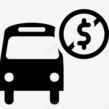 免费交通公共汽车价格图标图标