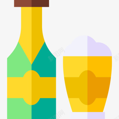 雪花啤酒标志啤酒第三晚淡啤酒图标图标