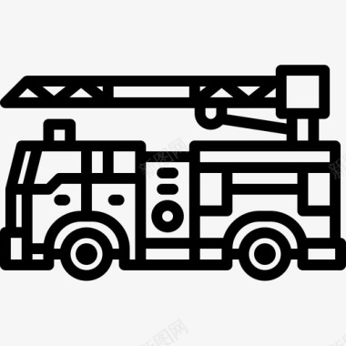 常用消防标识消防车紧急情况救援图标图标