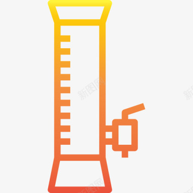 啤酒矢量啤酒龙头饮料12梯度图标图标