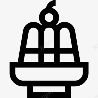 布丁布丁面包店60直链图标图标