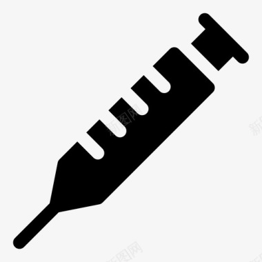 注射注射器疫苗图标图标