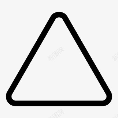 三角形箭头几何体图标图标