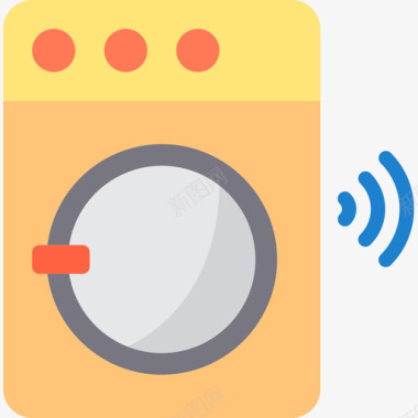 洗衣机洗衣机智能技术6平板图标图标