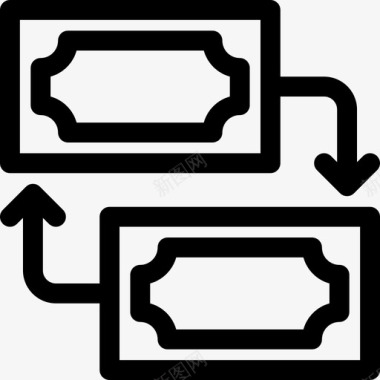现金提取现金生意美元图标图标